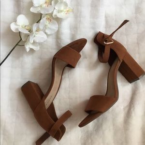 Old Navy | Roasted Chestnut Sueded Block-Heels